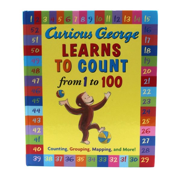 curious george Other - Curious George Learns to Count from 1 to 100 Counting, Grouping, Sorting, Etc HC